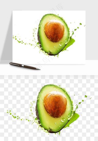 牛油果水果png免抠