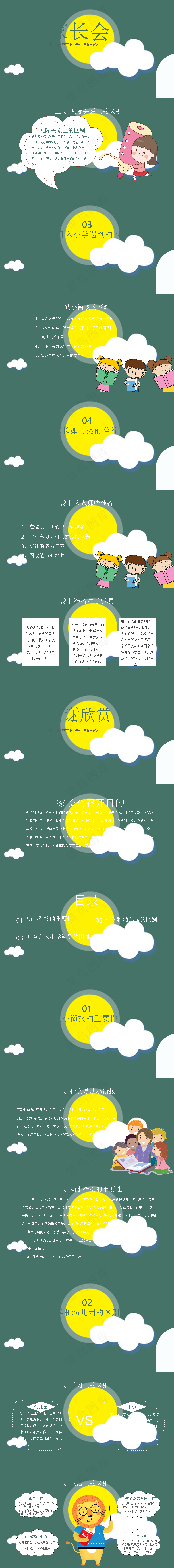 幼儿园家长会ppt