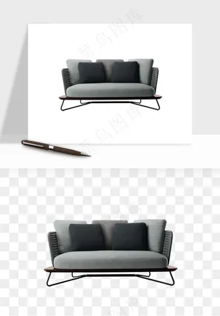 现代沙发家具png免抠