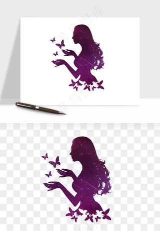 手绘女神女王妇女png免抠