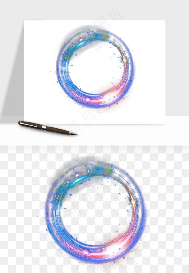 光环光效光圈png免抠