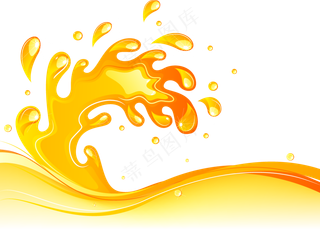 油素材 油滴 波浪