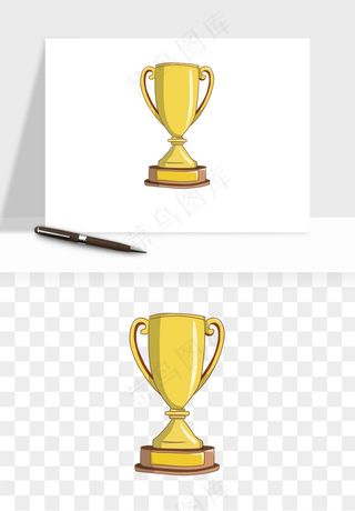 荣誉奖杯冠军金奖png免抠