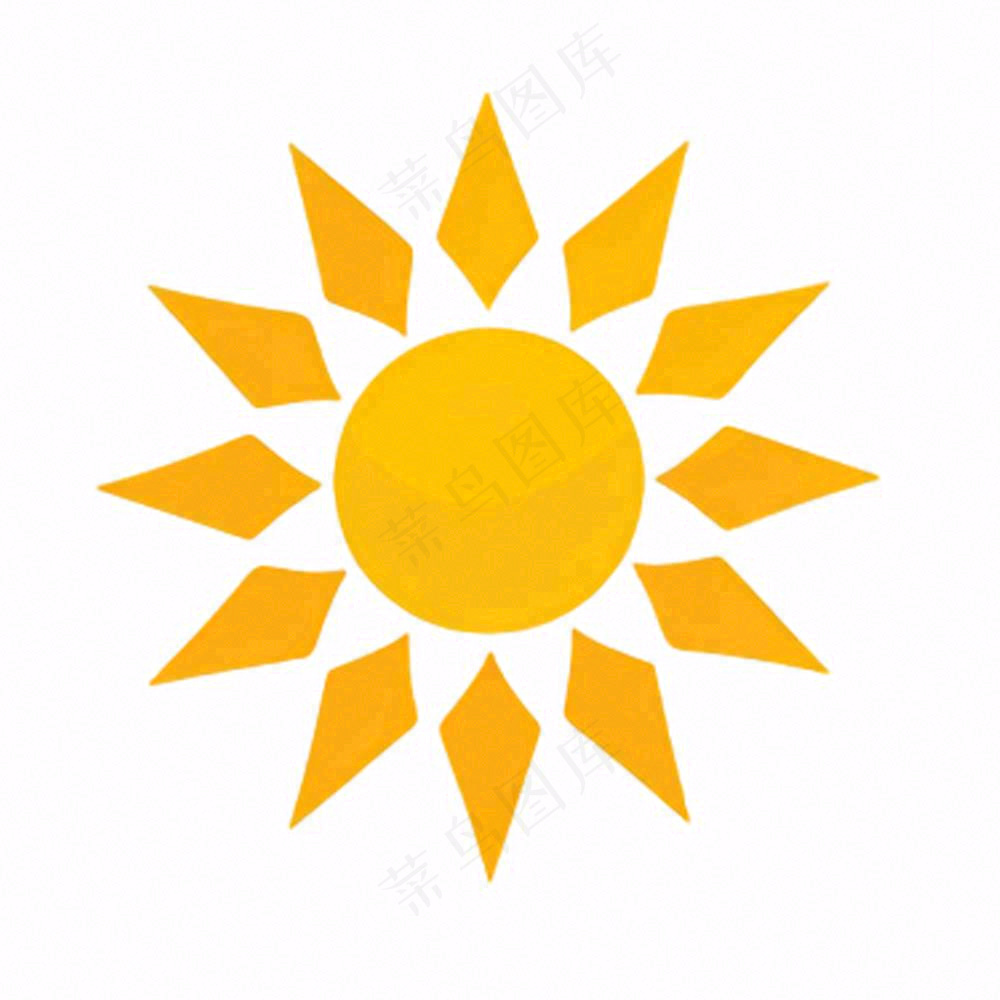 太阳天气卡通免抠
