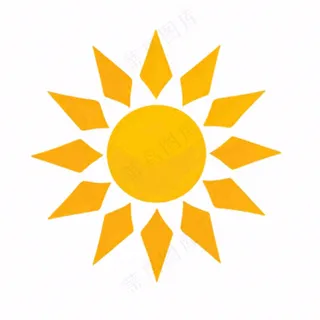 太阳天气卡通免抠