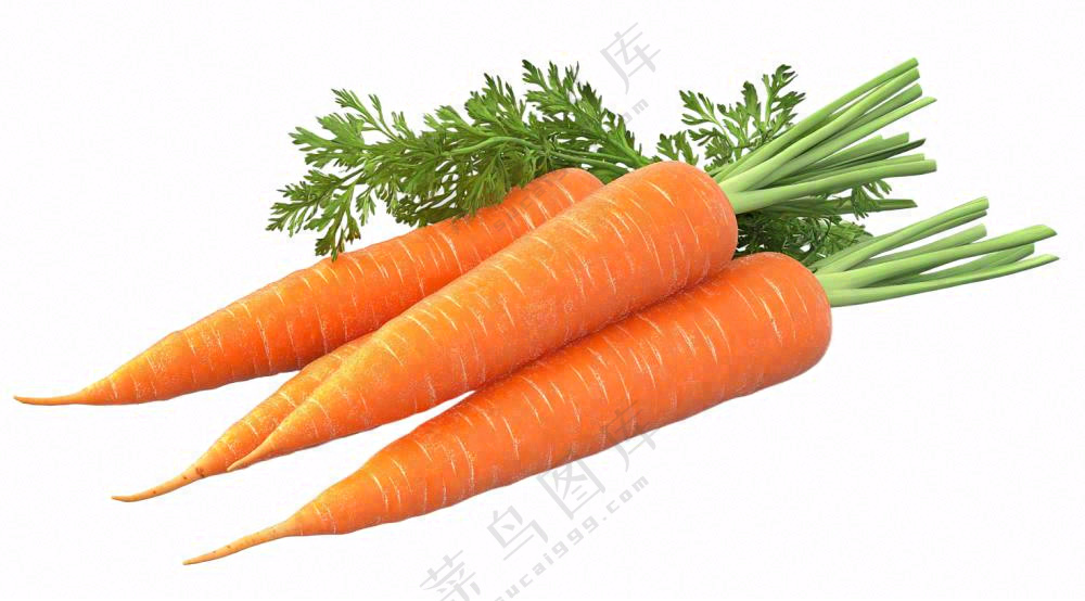 新鲜胡萝卜蔬菜免抠