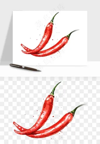 红辣椒尖椒png免抠