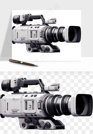 摄像机拍摄设备png免抠