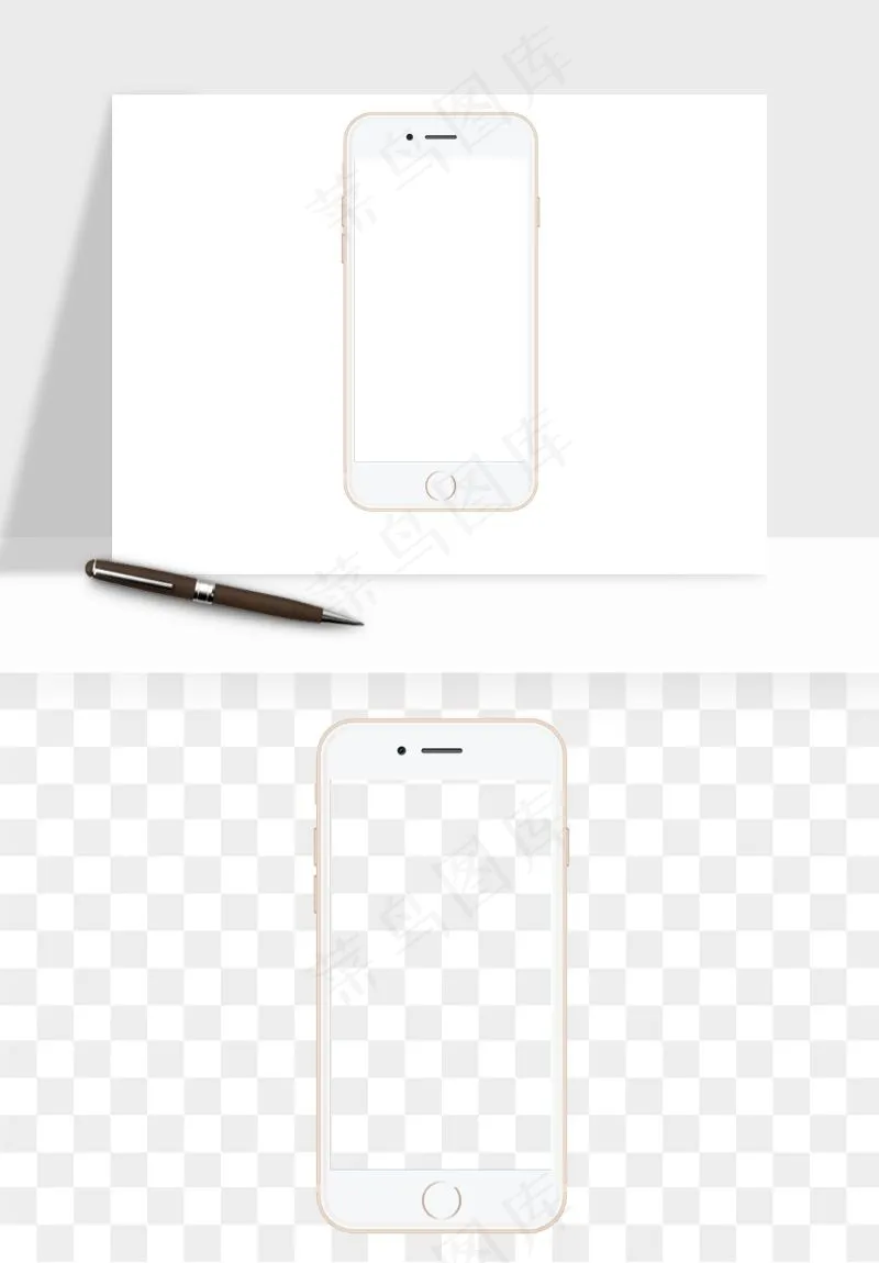 手机样机边框元素png免抠