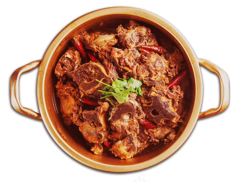 羊蝎子火锅美食图片