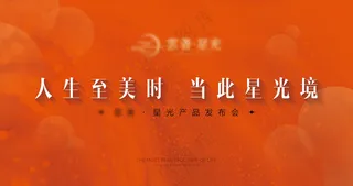 发布会主背景板