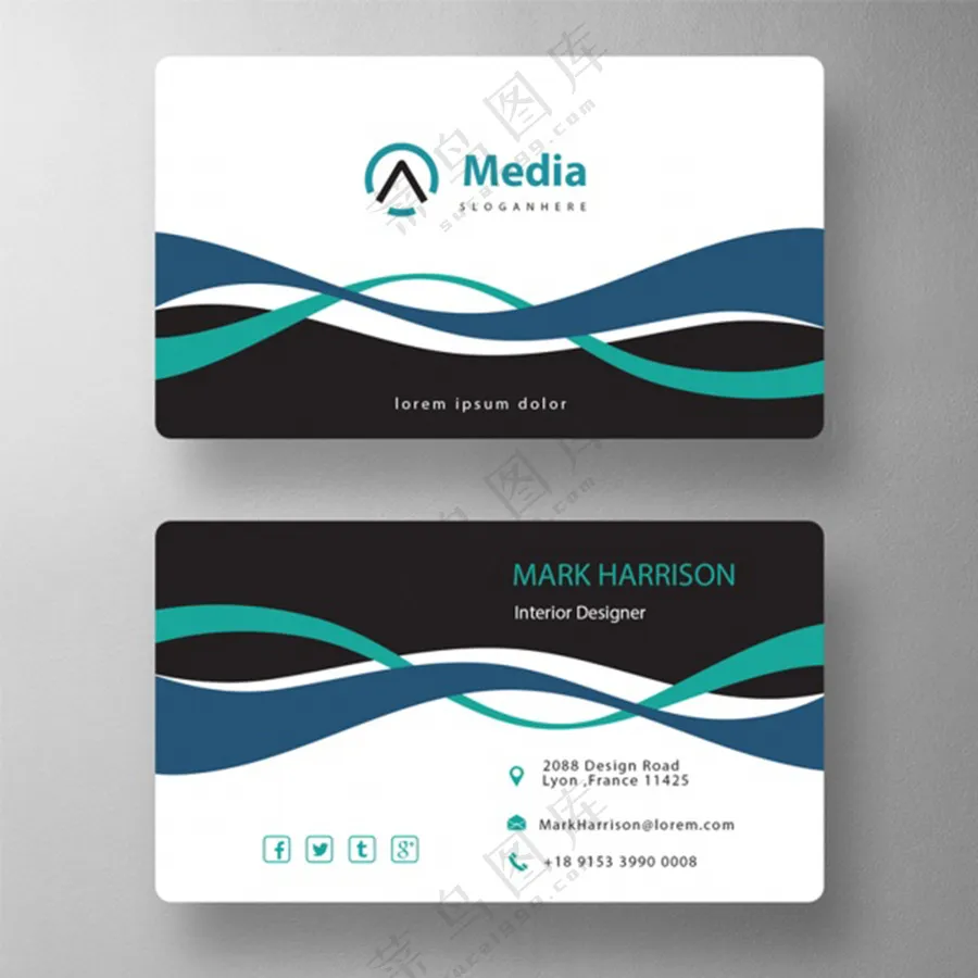 商务通用名片模板