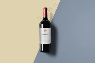 红酒包装标签样机超市品牌vi提案PS模板15