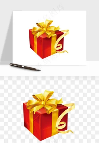 礼盒礼物png免抠