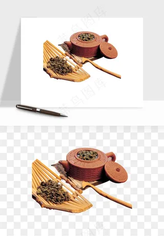 中国风茶壶茶几png免抠图