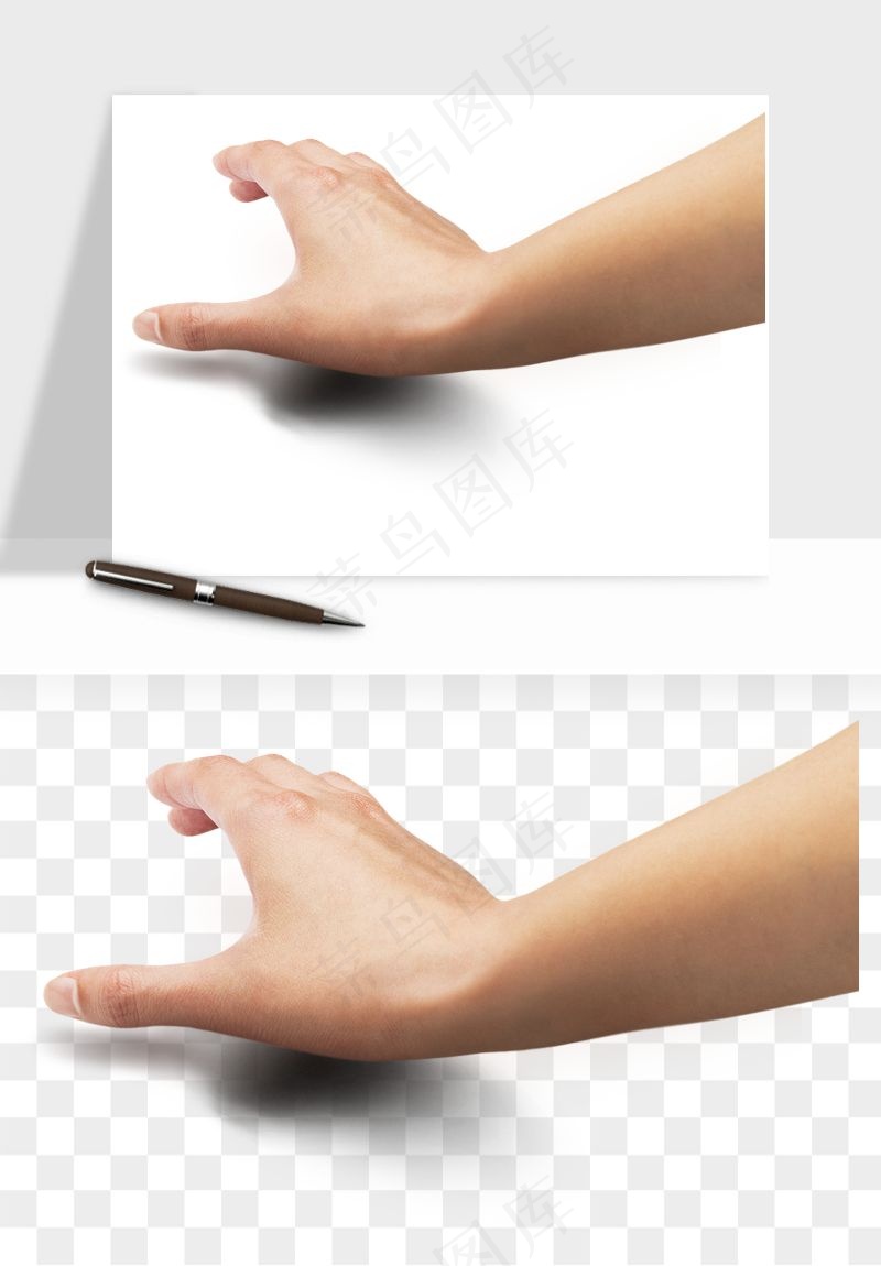 手势手部动作手指png免抠