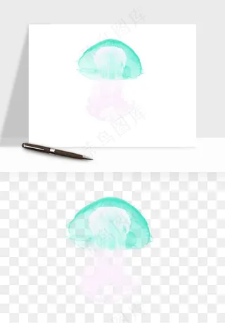 水母章鱼海底生物png免抠图