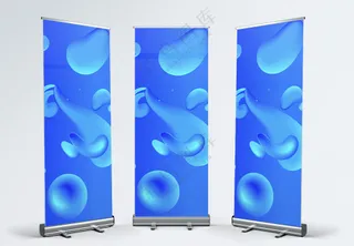 易拉宝X展架横图样机