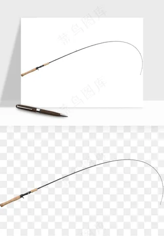 钓鱼竿png免抠