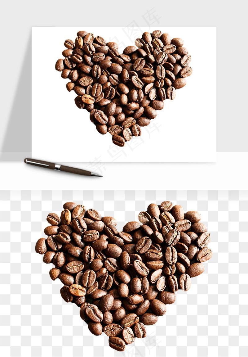 咖啡豆png免抠