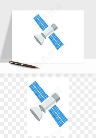 手绘卫星导航矢量png免抠图