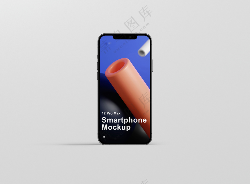 5多角度iphone12苹果手机样机多媒体UI界面APP作品展示模板