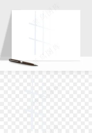 阴影植物窗户投影免抠元素