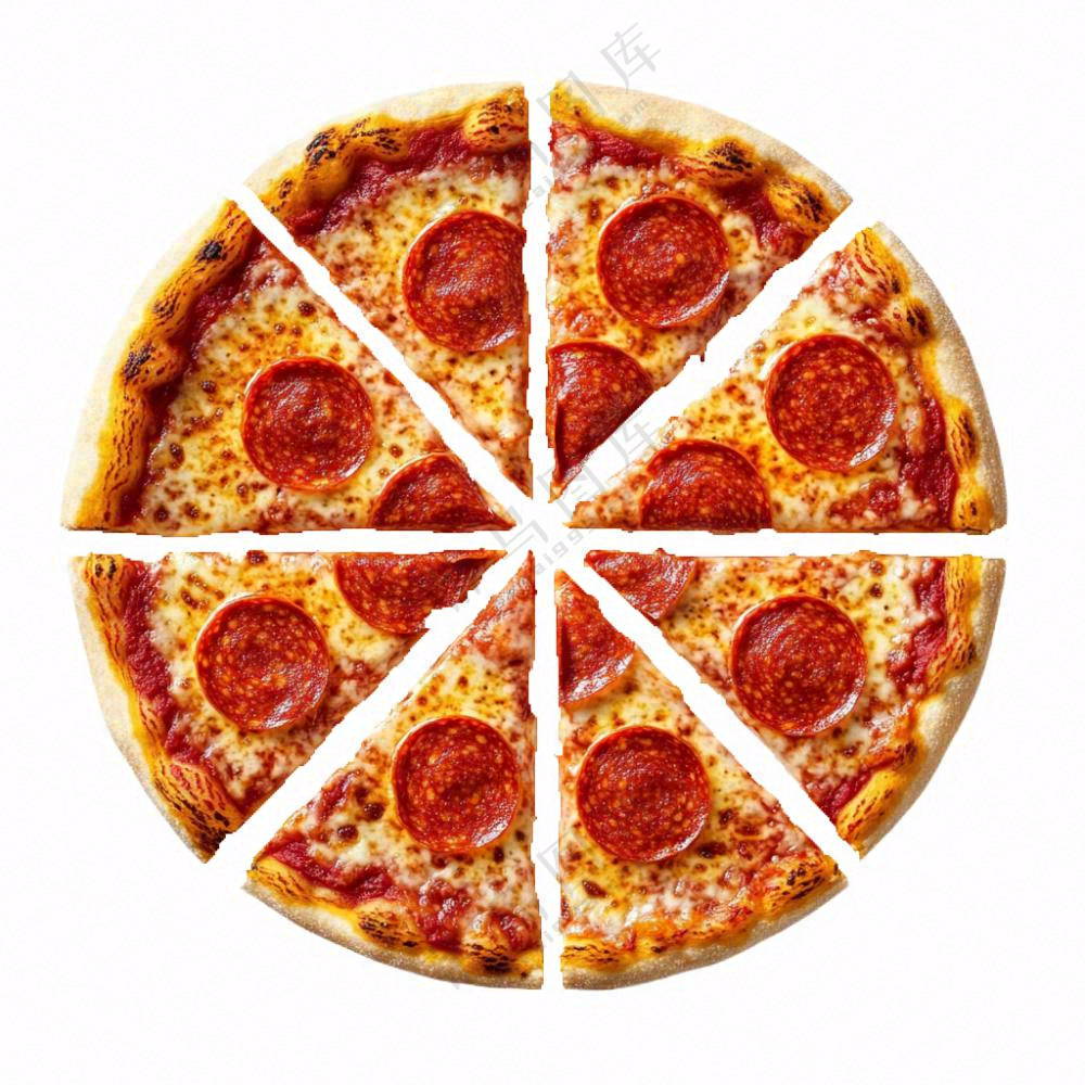 美味的披萨美食摄影图免抠