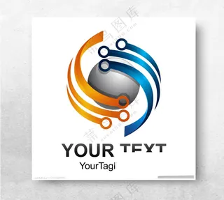 圆形LOGO古典logo排列