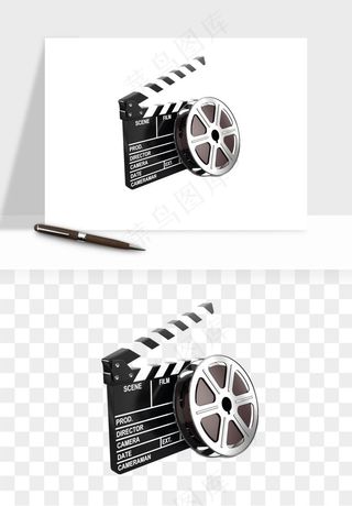 电影黑胶胶片png免抠