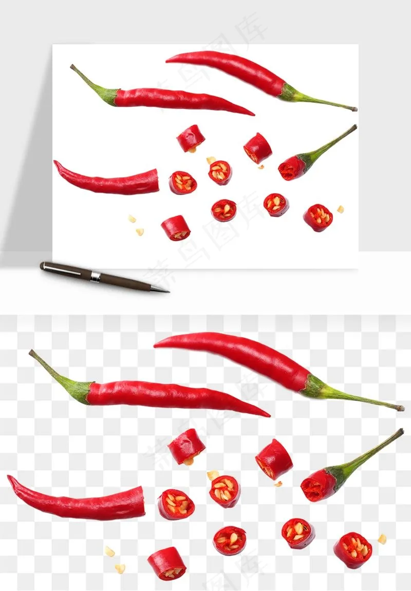 红辣椒尖椒png免抠