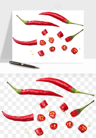 红辣椒尖椒png免抠