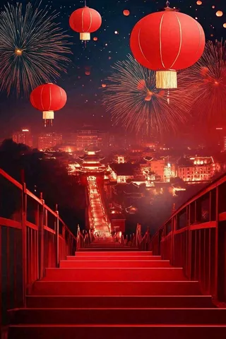 年货节促销电商背景