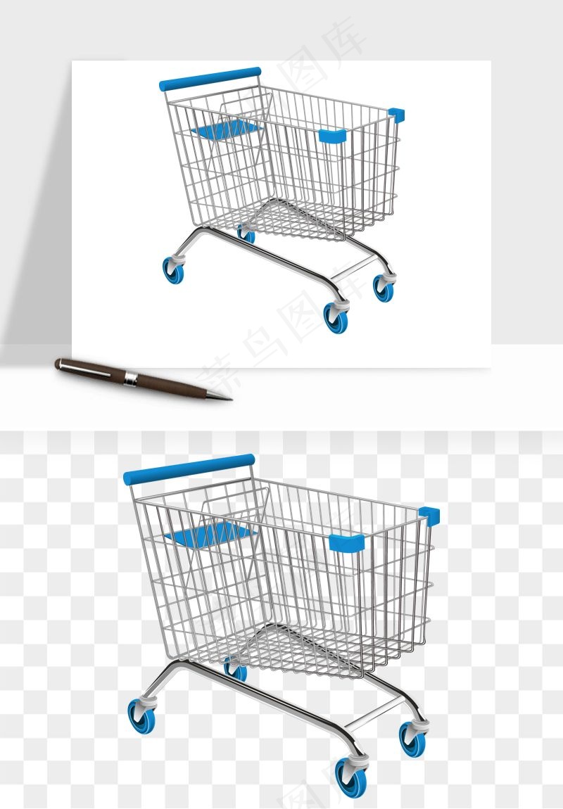 购物车购物篮png免抠图