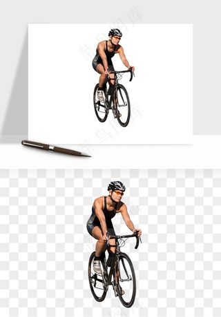 骑行人物自行车手png免抠