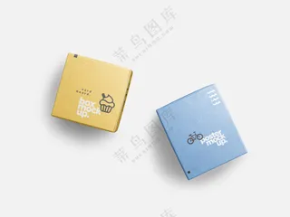 09方形纸盒样机包装盒子产品盒盲盒周边