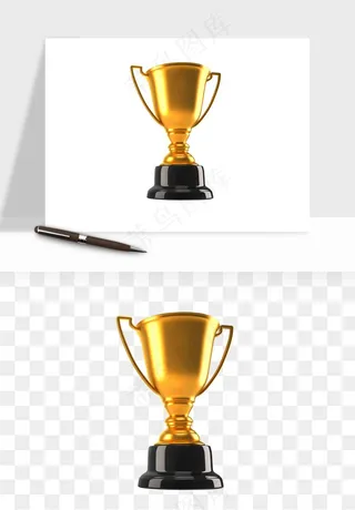 荣誉奖杯冠军金奖png免抠