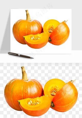 南瓜蔬菜png免抠