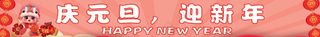 庆元旦迎新年横幅