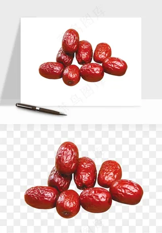 红枣大枣png免抠