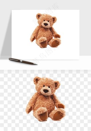泰迪熊玩具熊png免抠