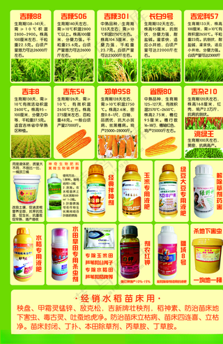 种子化肥农药宣传单农药宣传单吉丰8