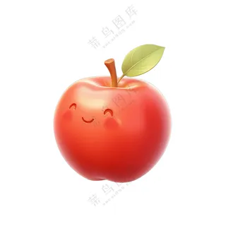 红苹果带笑脸