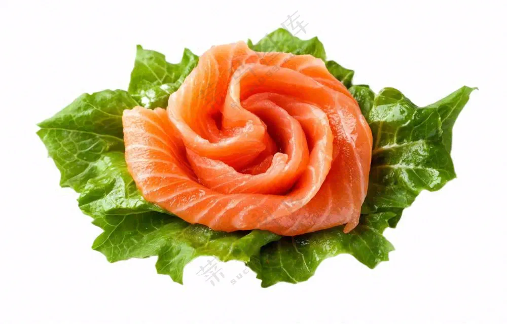 三文鱼刺身食物摄影图免抠