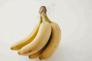 黄香蕉水果成熟摄影图