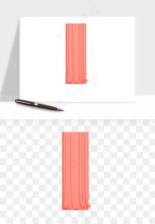 窗帘幕布帷幕png免抠