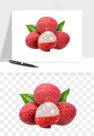 荔枝妃子笑水果png免抠
