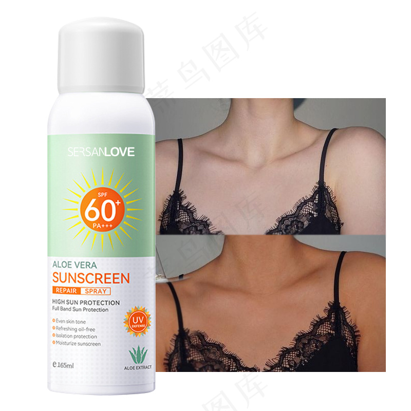 外贸防晒喷雾主图详情海报
