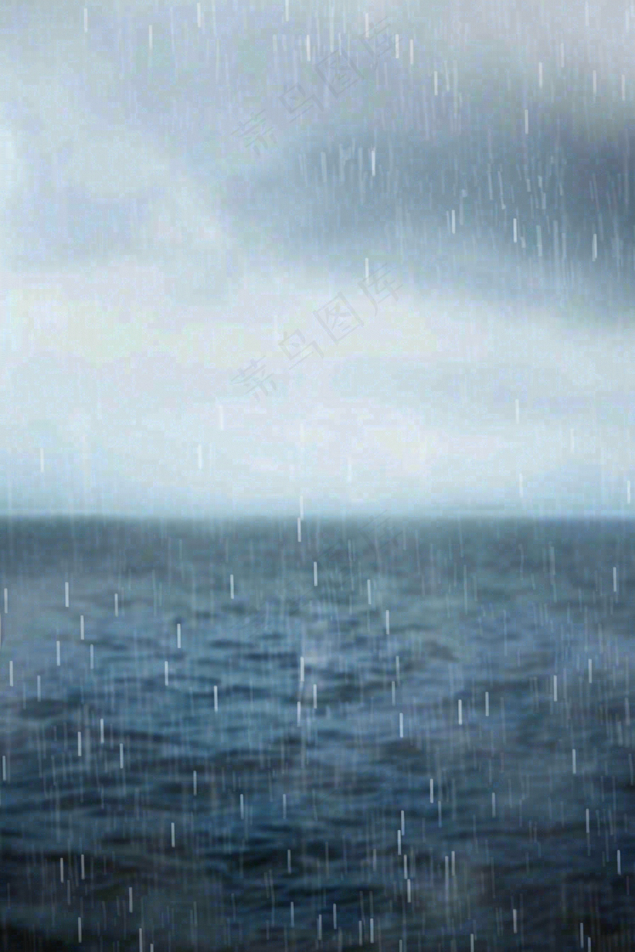 暴雨天气预警摄影图