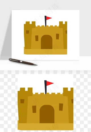 沙滩游泳度假休闲png免抠